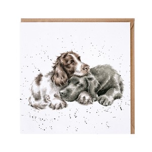 レンデール・デザイン　グリーティングカード　英国製　犬　スパニエル　ラブラドールレトリバー