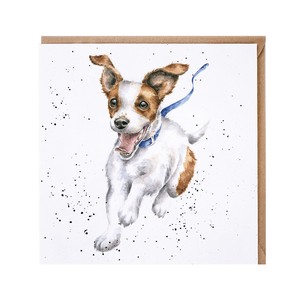 レンデール・デザイン　グリーティングカード　英国製　犬　ジャックラッセルテリア