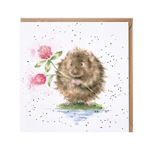 レンデール・デザイン　グリーティングカード　英国製　ネズミ　ハタネズミ