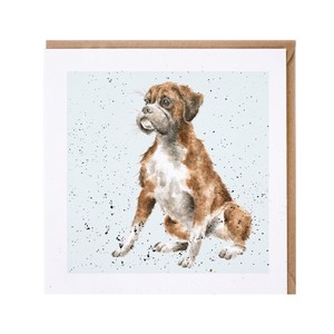 レンデール・デザイン　グリーティングカード　英国製　犬　ボクサー