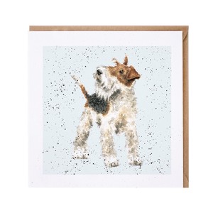 レンデール・デザイン　グリーティングカード　英国製　犬 フォックス・テリア