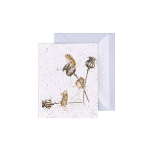 レンデール・デザイン　グリーティングカード　ミニカード　メッセージ　英国製　ネズミ