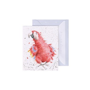 レンデール・デザイン　グリーティングカード　ミニカード　メッセージ　英国製　オウム　鳥