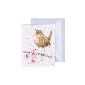 レンデール・デザイン　グリーティングカード　ミニカード　メッセージ　英国製　ミソサザイ　鳥