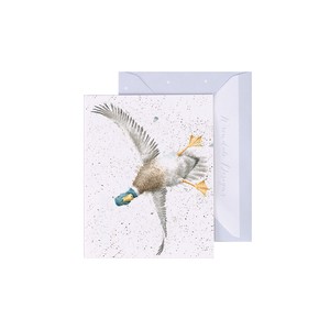 レンデール・デザイン　グリーティングカード　ミニカード　メッセージ　英国製　アヒル　鳥