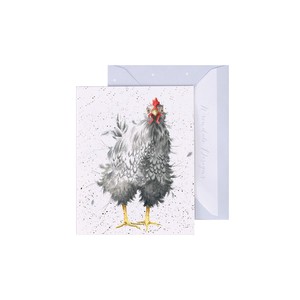 レンデール・デザイン　グリーティングカード　ミニカード　メッセージ　英国製　ニワトリ　雌鶏　鳥