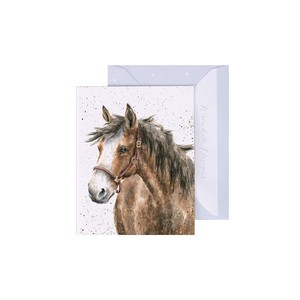 レンデール・デザイン　グリーティングカード　ミニカード　メッセージ　英国製　馬