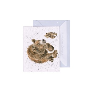 レンデール・デザイン　グリーティングカード　ミニカード　メッセージ　英国製　クマ　親子