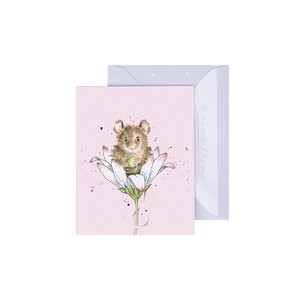 レンデール・デザイン　グリーティングカード　ミニカード　メッセージ　英国製　ネズミ