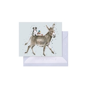 レンデール・デザイン　グリーティングカード　ミニカード　英国製　ロバ　犬　アヒル　コマドリ