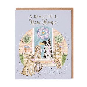 レンデール・デザイン　グリーティングカード　　引越し祝　英国製　犬　猫
