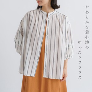 Button Shirt/Blouse Cambric Cotton 【2024NEW】
