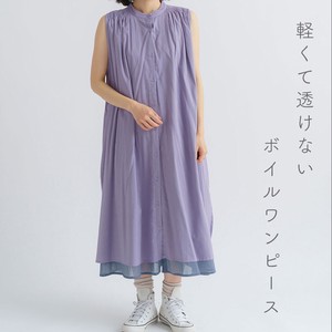 Casual Dress Cotton Voile Sleeveless One-piece Dress 【2024NEW】