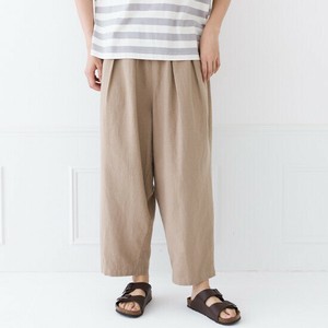 30％オフ【kermu】10569 コットンリネンタックイージーパンツ