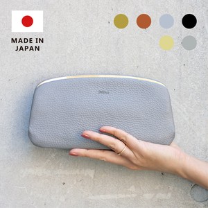 ●予約販売【日本製】本革 ロング天溝がま口 / Folna