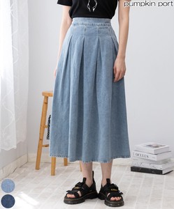 Sweater/Knitwear Long Skirt Denim