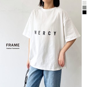 【2024新作予約】フロントロゴオーバーサイズTシャツ
