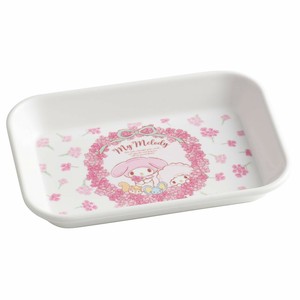 メラミン製 システム 食器 M  マイメロディ フラワーリース スケーター MTSI4 トレー 皿 プレート