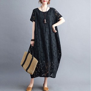Casual Dress Design All-lace Long One-piece Dress NEW