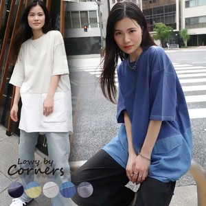 T-shirt Tunic Oversized Tops Summer Spring Switching