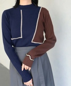 Pre-order Sweater/Knitwear Knitted Bicolor