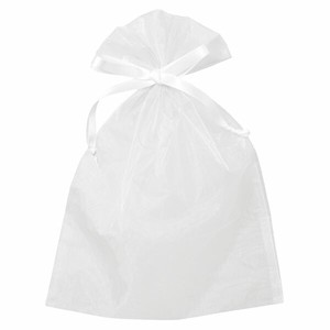 袋 オーガンジーバッグ ホワイト-L(10枚) ヘッズ