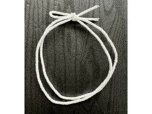 イグチ 装飾資材 ペーパーゴム 2重片花結び 58cm 白 【サンプル可】