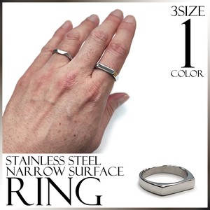 Stainless-Steel-Based Ring sliver Stainless Steel Men's Simple 2024 NEW
