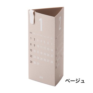 【予約】卓上カレンダー2025年版 ayaコラボモデル  Re+g Triangular 3ヶ月カレンダー 日本製  2024秋冬新作