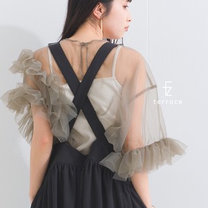 T-shirt Tulle Lace Top Bird