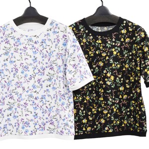 T 恤/上衣 2024年 花卉图案 套衫 日本制造