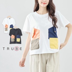 T-shirt Color Palette Design Pullover Pocket L 【2024NEW】