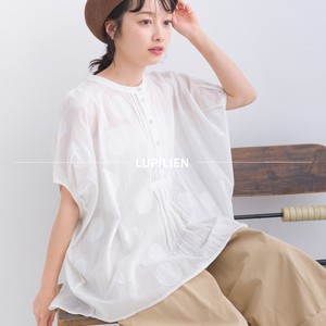 Button Shirt/Blouse Dot Jacquard NEW 2024 Spring/Summer