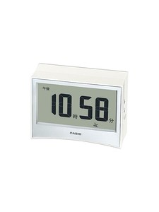 CASIO カシオ 置時計 電波時計 デジタル タイマー付き　ホワイト・DQD-S01J-7JF