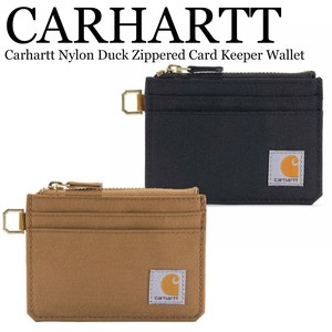 《即納》CARHARTT■ウォレット■カードケース■Carhartt Nylon Duck Zippered Card Keeper Wallet