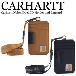《即納》CARHARTT■IDホルダー■パスケース■Carhartt Nylon Duck ID Holder and Lanyard