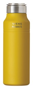 WENS PRODUCTS ウェンズプロダクツ 真空断熱ハンドル付スクリューボトル 1000ml　マスタード　AWPB-1001MD