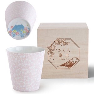 杯子/保温杯 富士山 富士 餐具 粉色 日本