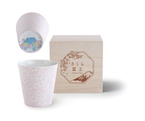 杯子/保温杯 富士山 富士 餐具 粉色 日本