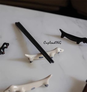 ≪予約商品≫INSスタイル ギャザリング 箸置き  陶磁器 手作り 可愛い 置物 収納食器 箸置きの3点セット