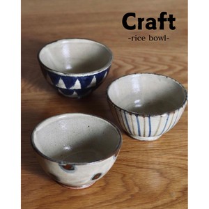 Mino ware Rice Bowl Craft Pottery