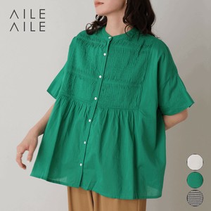 Button Shirt/Blouse Pintucked [2024 NEW]