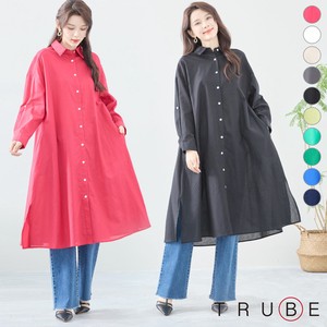 Button Shirt/Blouse A-Line L One-piece Dress 【2024NEW】