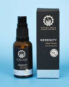 ハンドクリーム　セレニティ　30ml【ウタマスパイス】オーガニックコスメ　天然　コスメ　保湿