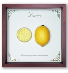 艺术相框 柠檬 水果