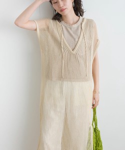 Sweater/Knitwear Knit Dress Openwork 2023 New