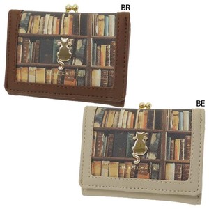 【財布】にゃんこ堂 がま口コンパクト財布 BOOK 猫