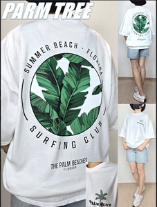 【2024春夏新作】サマーヤシの木半袖Tシャツ