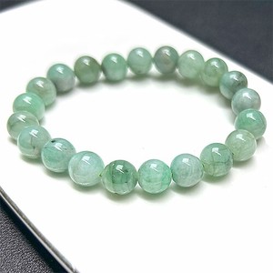 Gemstone Bracelet Emerald 9mm