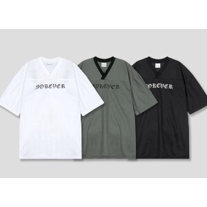 T-shirt V-Neck Cut-and-sew 2024 Spring/Summer